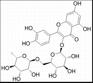 4h-1-benzopyran-4-one,3-[[6-o-(6-deoxy-alpha-l-mannopyranosyl)-beta-d-glucop