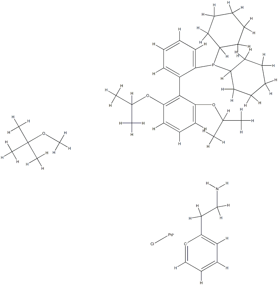 氯(2 -二环己膦基-2',6'-二I -丙氧基- 1,1'-联苯)[2- (2-氨基乙基苯基)]钯(Ⅱ),甲基叔丁基醚