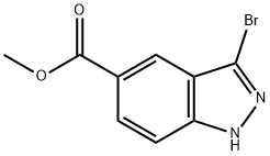 甲基 3-溴-1H-吲唑-5-甲酸基酯