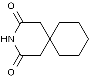 3,3-Pentamethylene-2-pyrrolidoinone(CAI) or 3-Azaspiro{5,5} undecane-2,4-dione