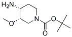 1-Piperidinecarboxylic acid, 4-amino-3-methoxy-, 1,1-dimethylethyl ester, (3R,4S)-rel-