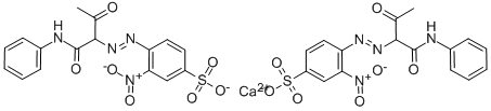 calcium 3-nitro-4-[1-(o-tolylcarbamoyl)-2-oxo-propyl]azo-benzenesulfonate