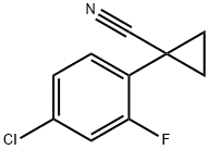1-(4-chloro-2-fluorophenyl)cyclopropane-1-carbonitrile