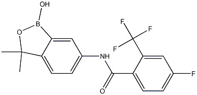 4-氟-N-(1-羟基-3,3-二甲基-1,3-二氢苯并[C][1,2]噁硼戊环-6-基)-2-(三氟甲基)苯甲酰胺