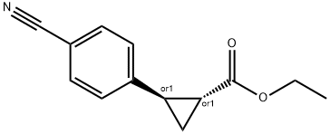 ethyl 2-(4-cyanophenyl)cyclopropane-1-carboxylate