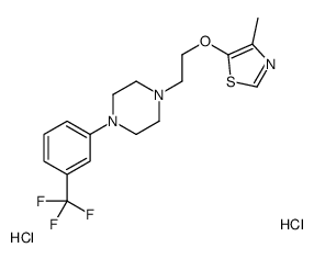 4-methyl-5-[2-[4-[3-(trifluoromethyl)phenyl]piperazin-1-yl]ethoxy]-1,3-thiazole,dihydrochloride