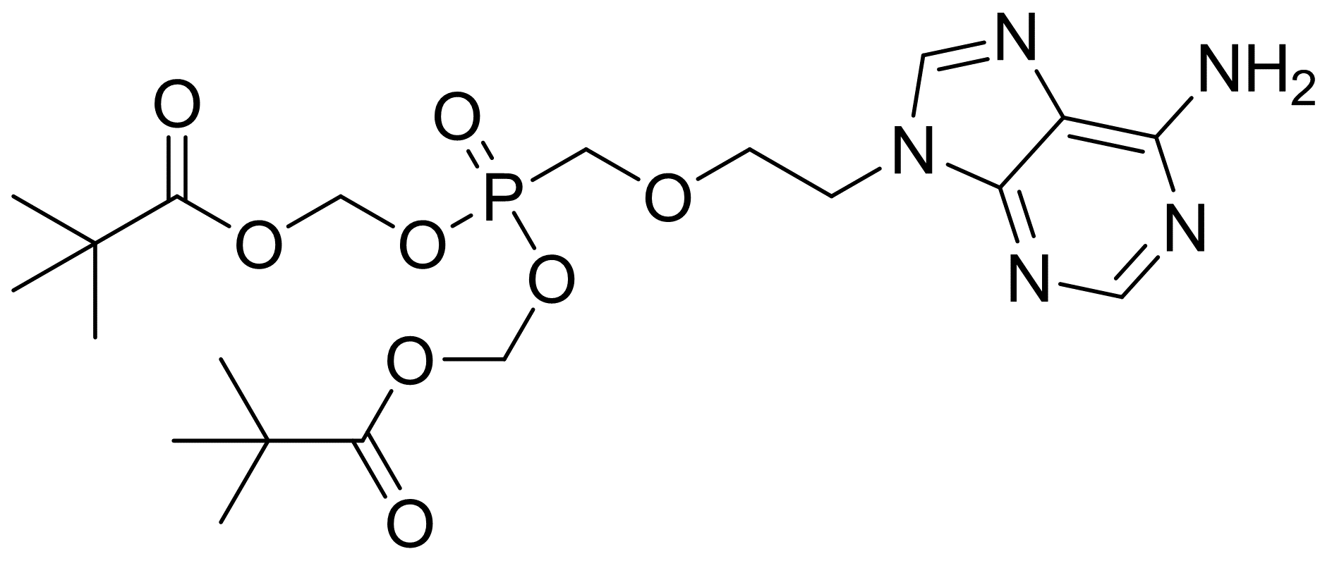 9-[2-[双(新戊酰氧基)甲氧基]磷酰甲氧基]乙基-腺嘌呤