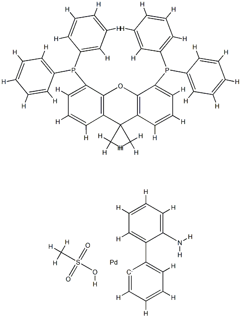 甲烷磺酸[9,9-二甲基-4,5-双(二苯基膦)呫吨] [2'-氨基-1,1'-联苯]钯(II)二氯甲烷加合物