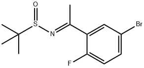 2-Propanesulfinamide, N-[1-(5-bromo-2-fluorophenyl)ethylidene]-2-methyl-, [N(E),S(S)]-