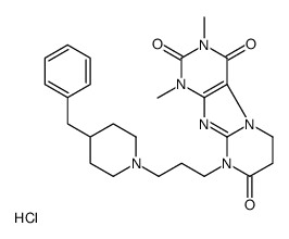 9-[3-(4-benzylpiperidin-1-yl)propyl]-1,3-dimethyl-6,7-dihydropurino[7,8-a]pyrimidine-2,4,8-trione,hydrochloride