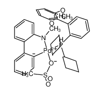 甲烷磺酸(2-二环己基膦-2',6'-二甲氧基联苯)(2'-甲胺基-1,1'-联苯-2-基)钯(II)