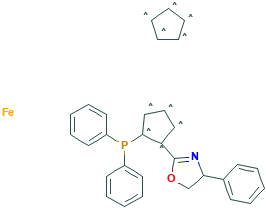 (2R)-1-[(4S)-4,5-dihydro-4-phenyl-2-oxazolyl]-2-(diphenylphosphino)-Ferrocene