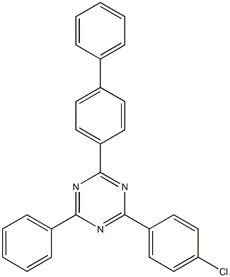 2-(biphenyl-4-yl)-4-(4-chlorophenyl)-6-phenyl-1,3,5-triazine