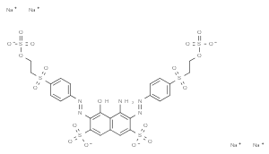 tetrasodium 4-amino-5-hydroxy-3,6-bis[[4-(2-sulfonatooxyethylsulfonyl)phenyl]azo]naphthalene-2,7-disulfonate