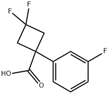 Cyclobutanecarboxylic acid, 3,3-difluoro-1-(3-fluorophenyl)-