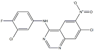 7-Chloro-N-(3-chloro-4-fluorophenyl)-6-nitro-4-quinazolinamine