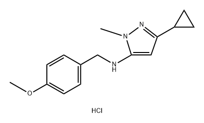 3-cyclopropyl-N-(4-methoxybenzyl)-1-methyl-1H-pyrazol-5-amine