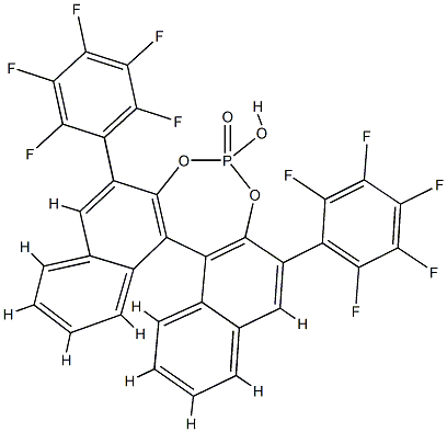 (S)-3,3'-双(2,3,4,5,6-五氟苯基)-1,1'-联萘酚磷酸酯