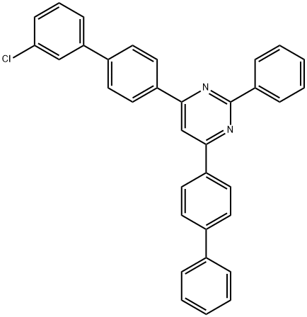 4-([1,1'-Biphenyl]-4-yl)-6-(3'-chloro-[1,1'-biphenyl]-4-yl)-2-phenylpyrimidine