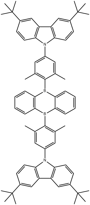 5,10-bis(4-(3,6-di-tert-butyl-9H-9-yl)-2,6-dimethylphenyl)-5,10-dihydroboranthrene