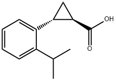 trans-2-(2-isopropylphenyl)cyclopropane-1-carboxylic acid