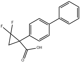 1-([[1,1'-联苯] -4-基)-2,2-二氟环丙烷-1-羧酸