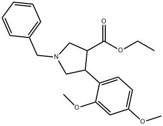 反式-1-苄基-4-(2,4-二甲氧基苯基)吡咯烷-3-羧酸乙酯