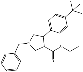 ethyl trans-1-benzyl-4-(4-(tert-butyl)phenyl)pyrrolidine-3-carboxylate