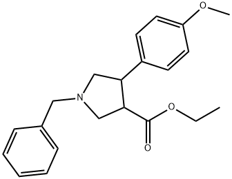 ethyl trans-1-benzyl-4-(4-methoxyphenyl)pyrrolidine-3-carboxylate