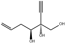 5-Hexene-1,2,3-triol, 2-ethynyl-, (2R,3S)-