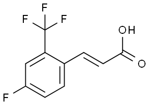 (E)-3-[4-fluoro-2-(trifluoromethyl)phenyl]-2-propenoic acid