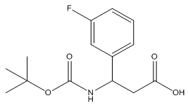 3-TERT-BUTOXYCARBONYLAMINO-3-(3-FLUORO-PHENYL)-PROPIONIC ACID