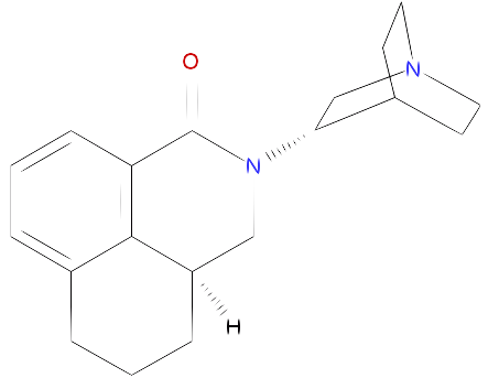 1H-Benz[de]isoquinolin-1-one, 2-(3S)-1-azabicyclo[2.2.2]oct-3-yl-2,3,3a,4,5,6-hexahydro-, (3aS)-