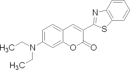 3-(benzothiazol-2-yl)-7-(diethylamino)-2-benzopyrone