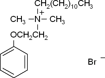 beta-phenoxyethyldimethyldodecylammoniumbromide