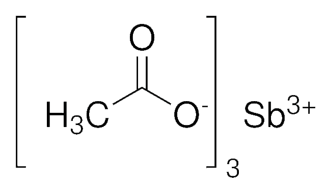 Acetic acid, trianhydride with antimonic acid (H3SbO3)