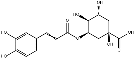 Cyclohexanecarboxylic acid, 3-[[3-(3,4-dihydroxyphenyl)-1-oxo-2-propen-1-yl]oxy]-1,4,5-trihydroxy-, (1R,3R,4S,5R)-