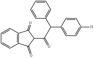 1,3-Indandione, 2-[(p-chlorophenyl)phenylacetyl]-