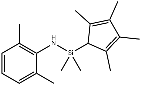 N-(2,6-二甲基苯基)-1,1-二甲基-1-(2,3,4,5-四甲基-2,4-环戊二烯-1-基)-(9CI)二胺