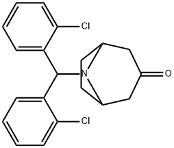 8-[双(2-氯苯基)甲基]-8-氮杂双环[3.2.1]辛烷-3-酮