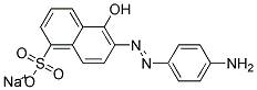 6-[(4-Aminophenyl)azo]-5-hydroxy-1-naphthalenesulfonic acid sodium salt