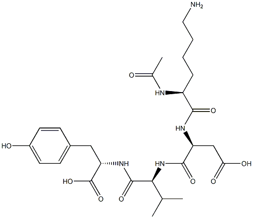 N2-乙酰基-L-赖氨酰-L-ALPHA-天冬氨酰-L-缬氨酰-L-酪氨酸