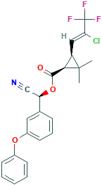 [1S-[1α(R*),3α(Z)]]-3-(2-Chloro-3,3,3-trifluoro-1-propenyl)-2,2-dimethylcyclopropanecarboxylic Acid