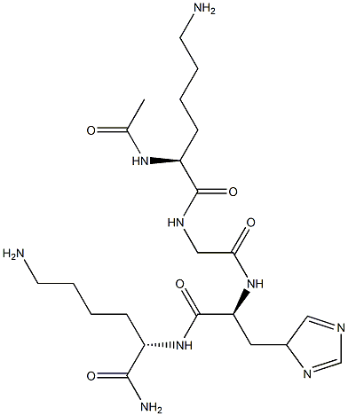 N2-Acetyl-L-lysylglycyl-L-histidyl-L-lysinamide