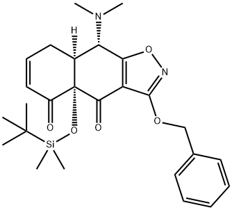 (4aS,8aS,9S)-3-(Benzyloxy)-4a-((tert-butyldimethylsilyl)oxy)-9-(dimethylamino)-8a,9-dihydronaphtho[2
