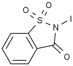 1,2-Benzisothiazol-3(2H)-one, 2-iodo-, 1,1-dioxide