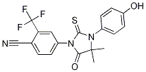 4-[3-(4-羟基苯基)-4,4-二甲基-5-氧代-2-硫代咪唑烷-1-基]-2-三氟甲基苯甲腈