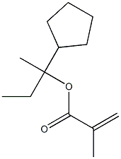 2-Propenoic acid, 2-methyl-, 1-cyclopentyl-1-methylpropyl ester