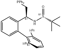 [S(R)]-N-[(1S)-1-(2',6'-双异丙基)-(1,1'-联苯)-2-(二苯基膦)乙基]-2-叔丁基亚磺酰胺