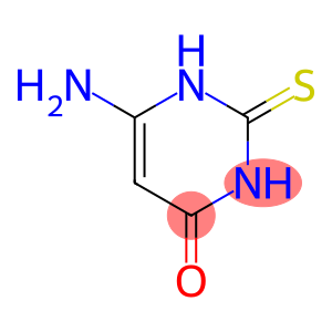 4-pyrimidinol, 6-amino-2-mercapto-